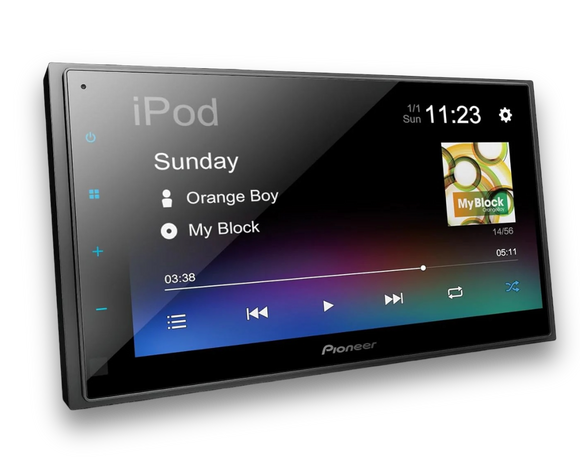 PIONEER 6.8” DMH-130BT Digital Media Receiver - Touchscreen, Bluetooth, Amazon Alexa, Rear Camera Capable
