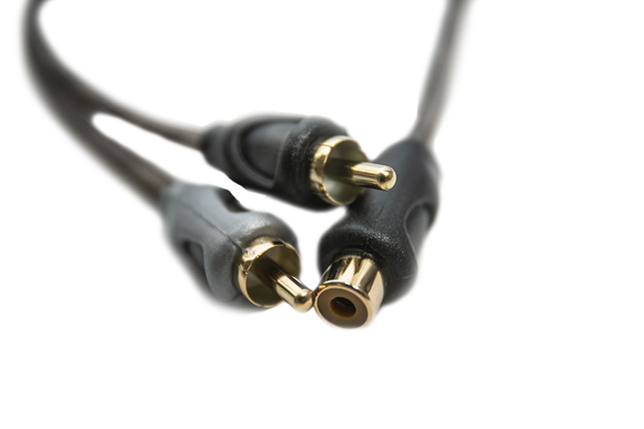 Supra Audio Pro RCA Y-adapter (2 RCA Plugs To 1 RCA Jack) 2M-1F