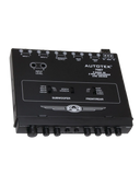 AUTOTEK 7007 4-Band 1/2-DIN Car Audio Stereo Equalizer With Subwoofer control